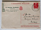 Cartolina Intero Postale 20+5 Cent IV mostra filatelica Intersociale Milano 1937