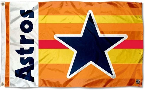 Houston Astros Flag Large 3x5 Banner Logo Baseball MLB  FREE SHIPPING Cover