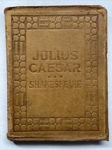 Little Leather Library JULIUS CAESAR by SHAKESPEARE Real Leather - Picture 1 of 11
