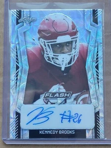 Kennedy Brooks 2022 Leaf Flash Silver Kaleidoscope Autograph 24/30 PA-KB1 - Picture 1 of 10