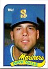 1989 Topps  #498  Dave Valle    Catcher    Seattle Marines  Free Shipping