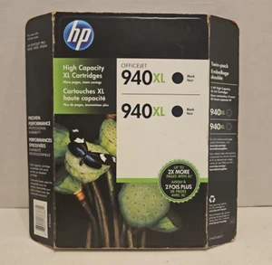 HP 940XL Ink Cartridges Combo 2-Pack New & Sealed (05/2017) - Picture 1 of 3