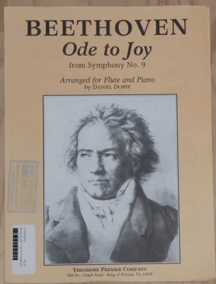 Beethoven: Ode to Joy (arr. for flute & piano) - Image 1 of 2