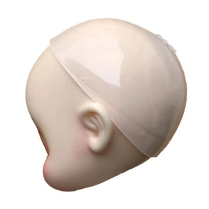 Dollmore 1/8 1/6 1/4 1/3 BJD Muñeca Cabello Silicona Cabeza Cubierta Peluca Tapas Transparente - Imagen 1 de 9
