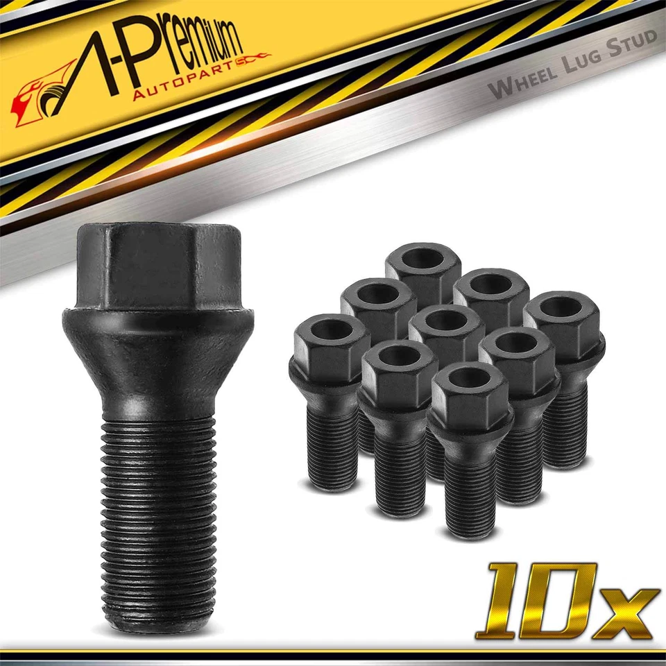 A-Premium 10x M14-1.25 pernos de tuerca de rueda para BMW 118i 235i 330e 340i 435i 530i Foto 1 de 4