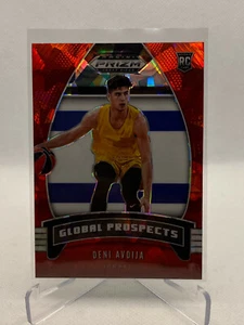Deni Avdija RC Red Ice Prizm #100 + Base #100 2020 Panini Prizm Draft Picks - Picture 1 of 4