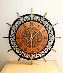 Alte Wanduhr MAUTHE - Eisen Kupfer - Bild 1 von 3