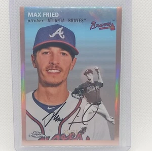2023 Topps Chrom Platin Max gebratene Rosegold Refraktor #2/75 Atlanta Braves - Bild 1 von 2