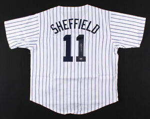Gary Sheffield Signed New York Yankees Jersey (Sheffield Hologram) 500 HR Club