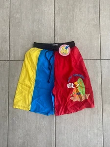 The Simpsons Vintage Board shorts Swimmers 1991 Dead stock Brand New 90s Summer - Picture 1 of 14