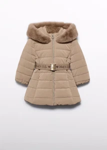 GIUBBINO GIUBBOTTO BAMBINA ABEL E LULA 5839 05839 21 BEIGE ORIGINALE AI 2025 - Picture 1 of 3
