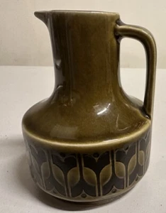 Rare Vintage Hornsea England Heirloom Vinegar Jug Bottle Creamer In Green - Picture 1 of 6