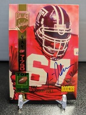 TRE JOHNSON 1994 Signature Rookies Auto On Card TEMPLE OWLS / REDSKINS #d