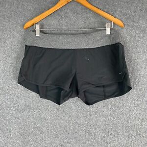 Nike Shorts Womens Medium Black Sweat Dri-Fit Lined Gym Elastic Waist Ladies X10