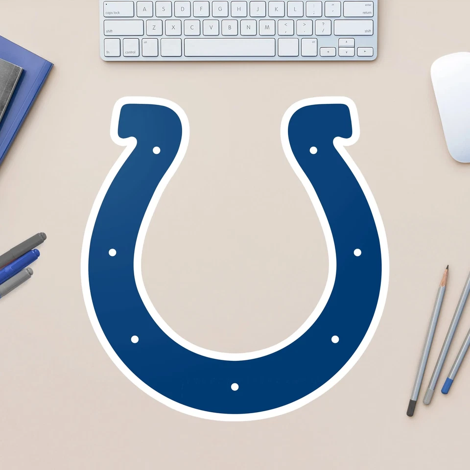 Póster adhesivo compañero compañero de equipo Fathead logotipo de Indianapolis Colts Foto 1 de 1