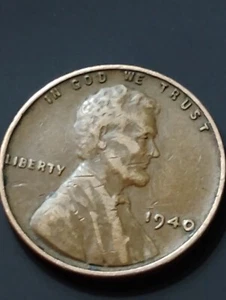 1940 wheat Penny with heavy stamp on Abraham Lincoln side Uber rare - Picture 1 of 9