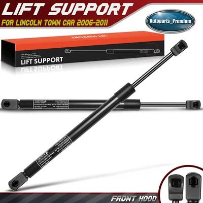 2 件前罩升降支撑减震支柱适用于林肯城市汽车 2003 2004 - 2011 — 第 1/4 张图片