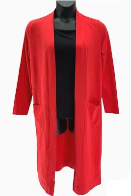 Isaac Mizrahi Live! Open Front Sweater Cardigan with Pockets - Image 1 of 3