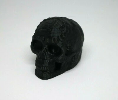 Aztec Death Whistle Skull - Screaming Whistle Loud 3D Printed Black