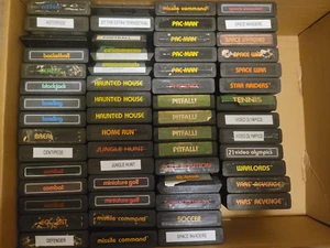 Atari 2600 Game Lot Clean-Tested Pick Your Game like Pitfall - Picture 1 of 68