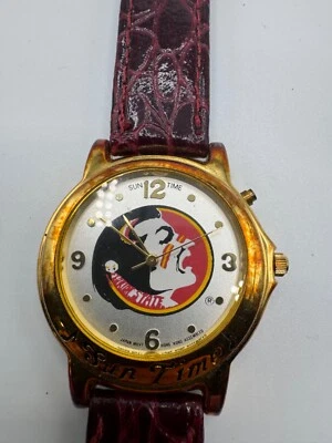 Reloj Florida State Seminoles (Relojes Sun Time NCAA) Batería Nueva Foto 1 de 4
