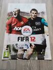 ORIGINAL 2011 FIFA 12 PS3 EA Sports affiche de pré-lancement Wayne Rooney Jack Wilshere