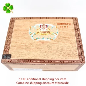 H. Upmann 1844 klassische robuste leere Holz Zigarrenkiste 7,75" x 5,5" x 3" - Bild 1 von 12