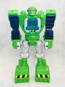 Hasbro Playskool Transformers Rescue Bot Boulder The Construction Bot 2013 Green - Picture 1 of 3
