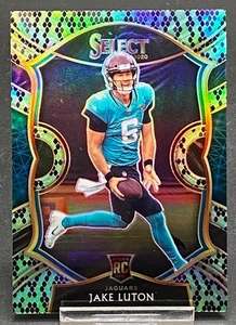 2020 PANINI SELECT PRIZM CONCOURSE ROOKIE JAKE LUTON JAGUARS SERIAL #ED 2/2 - Picture 1 of 2