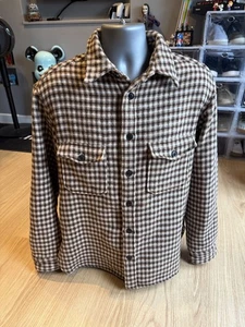 All Saints Tierra Wool Blend Over Shirt Shacket Size Large  - Picture 1 of 7