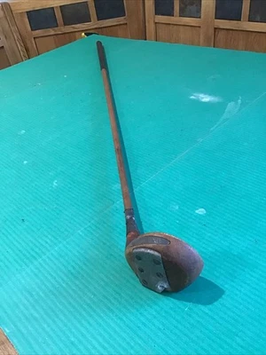 Antique Vintage Hickory Shaft MacGregor Brassie RH (for Repair) Signed Shaft - Image 1 of 4