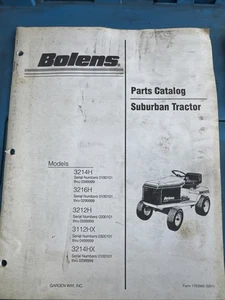 Bolens Parts Catalog Suburban Tractor 3214H, 3216H, 3212H, 3212HX, 3214HX - Picture 1 of 12