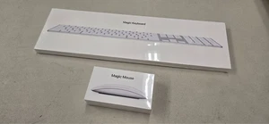 Clavier Apple Magic Argent MQ052LL/A Modèle A1843 & Magic Mouse MK2E3AM/A NEUF ! - Photo 1/6