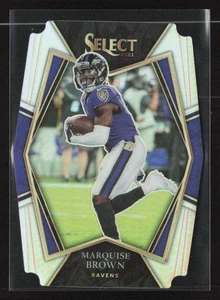 Marquise Brown 2021 Panini Select #105 Silver Prizm Die Cut Baltimore Ravens - Bild 1 von 2