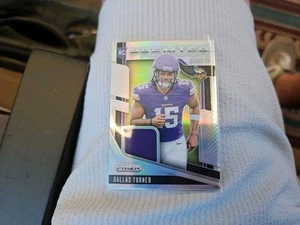 2024 Panini Prizm - Premier Jerseys Dallas Turner #PJ-DTR (MEM, RC) Vikings  - Picture 1 of 3