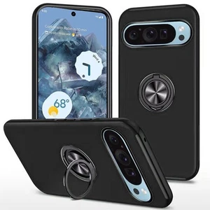 Funda para teléfono con anillo magnético de doble capa para Google Pixel 9 Pro XL 6,8 pulgadas - Imagen 1 de 15