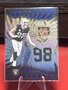 MAXX CROSBY 2024 Panini Illusions DOTS TROPHY COLLECTION #48 Las Vegas Raiders - Picture 1 of 1