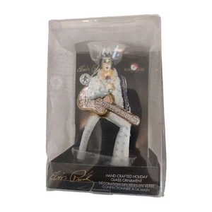 Elvis Presley Hand Crafted Glass Christmas Ornament By Kurt Adler 2006 - Picture 1 of 7