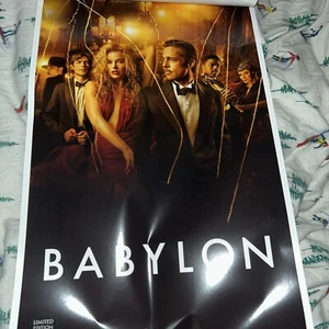 Poster film promozionale BABYLON 11"x17" edizione limitata Brad Pitt Margot Robbie 2022 - Foto 1 di 4