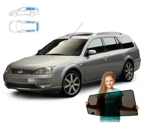 Sonnenschutz für Ford Mondeo MK3 III Kombi 2000-07 5-teilig Set auf Magneten - Bild 1 von 7
