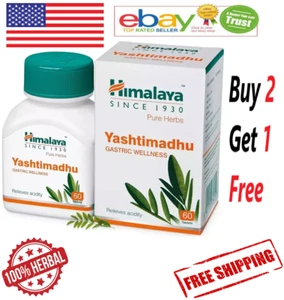 Himalaya Yashtimadhu For Gastric Wellness 60 Tabs (FREE SHIP) - Picture 1 of 5