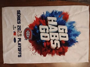 2025 MONTREAL CANADIENS PLAYOFFS COMMEMORATIVE GIVEAWAY TOWEL/ SÉRIES RARE 12x18 - Bild 1 von 1