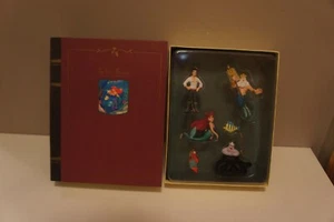 Disney The Little Mermaid Story Book Christmas Ornament Collection Set of 6 - Picture 1 of 24