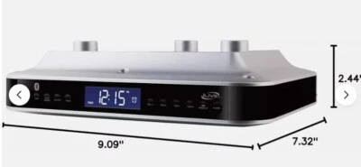 Ilive Wireless Under Cabinet Stereo Radio Music System Bluetooth IKB333 - Image 1 of 4