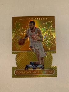 2014-15 Panini Excalibur Crusade Orange Die-Cut /60 Donatas Motiejunas #94 RC - Picture 1 of 2