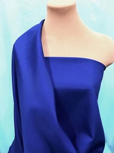 PONGEE LINING FABRIC ROYAL 60" WIDE BY THE YARD BLOUSES DECOR CRAFTS, - Picture 1 of 1