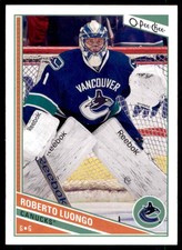 2013-14 O-PEE-CHEE ROBERTO LUONGO VANCOUVER CANUCKS #329