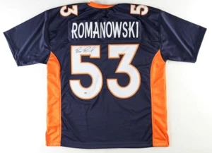 Bill Romanowski Signed Custom Denver Broncos Jersey PSA Holo - Picture 1 of 4