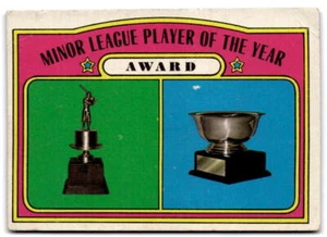 1972 Topps (EX) #624 premio al jugador del año de ligas menores - Imagen 1 de 2