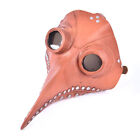 Pest Doktor Maske Halloween Kostüm Vogel lange Nase Schnabel PU Leder Steam  G❤D